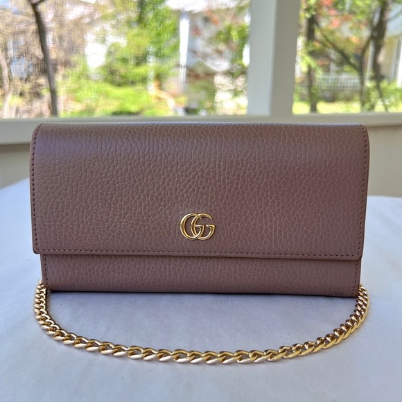 Gucci Marmont Leather Wallet - Picture 1 of 8